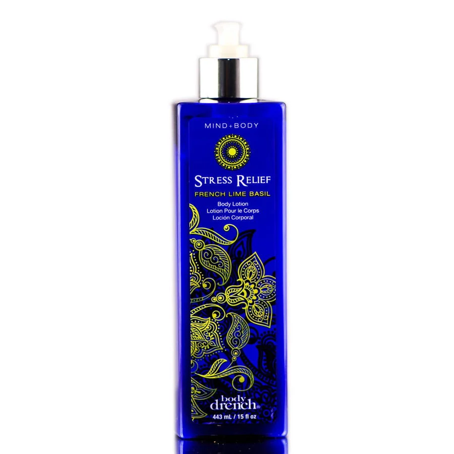 Stress Relief French Lime Basil Body Lotion - 15 oz