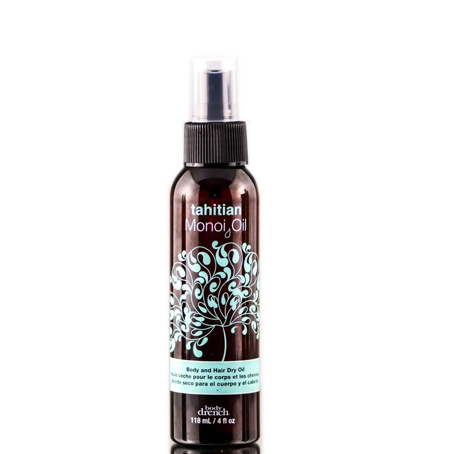 Tahitian Monoi Oil Body and Hair Dry Oil - 4 oz