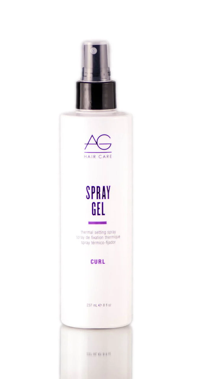 AG Curl Spray Gel Thermal Setting Spray - 12 oz