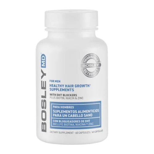 Bosley Healthy Hair Growth Supplement For Men 60 Count