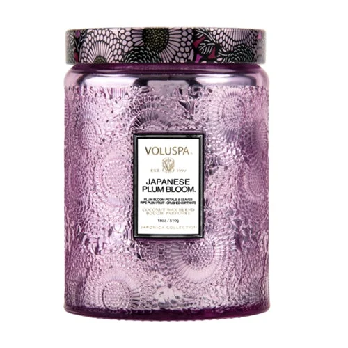 Voluspa Large Jar Candle Japanese Plum Bloom 18 oz