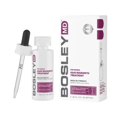 Bosley Women Hair Regrowth Treatment Dropper 2 x 2 oz