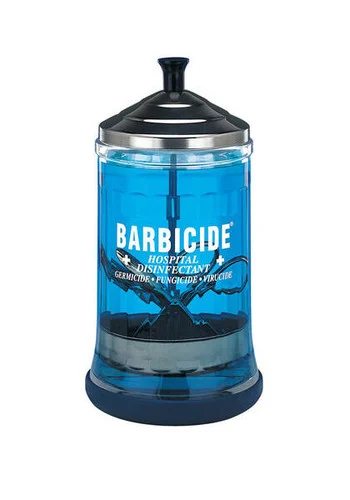 Barbicide Disinfect Med size Glass Jar