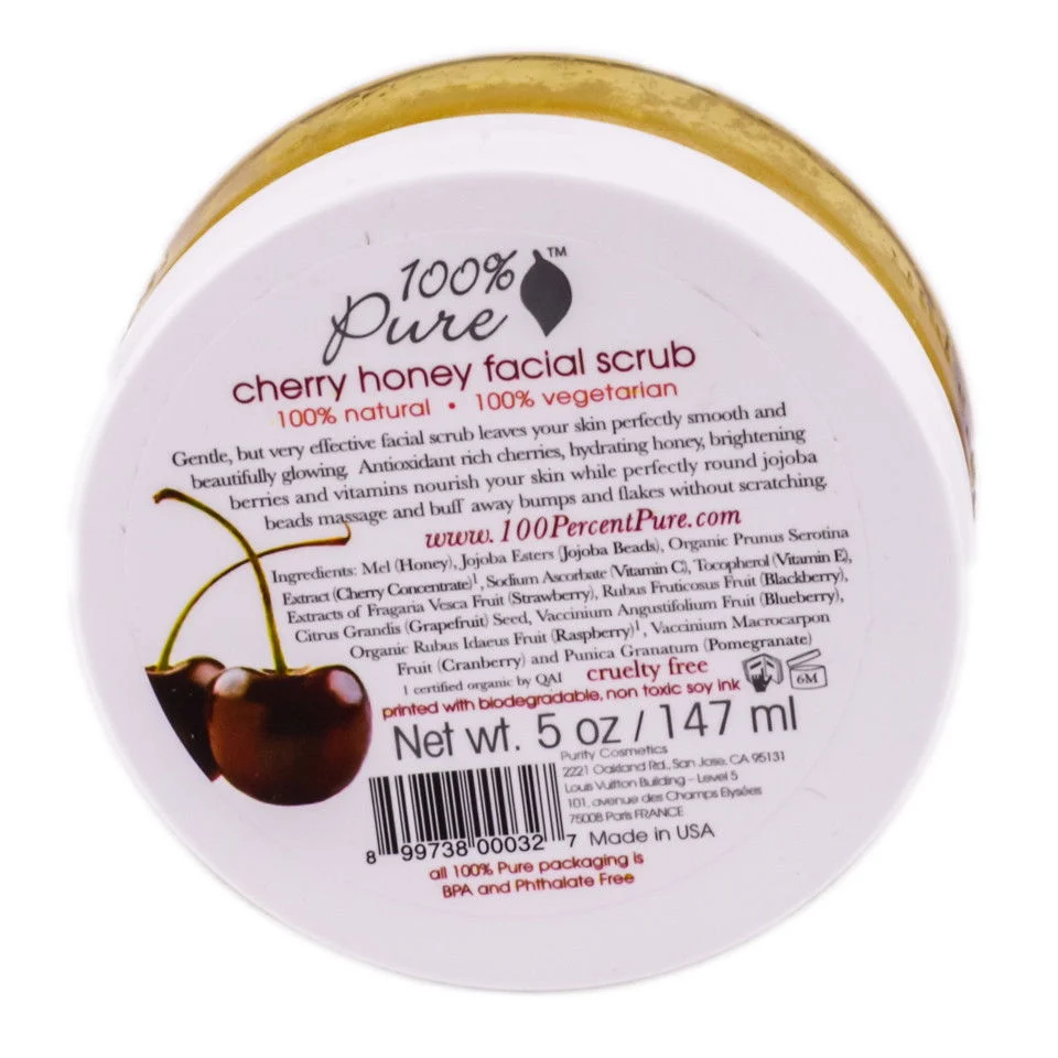 Cherry Honey Facial Scrub - Size : 4 oz