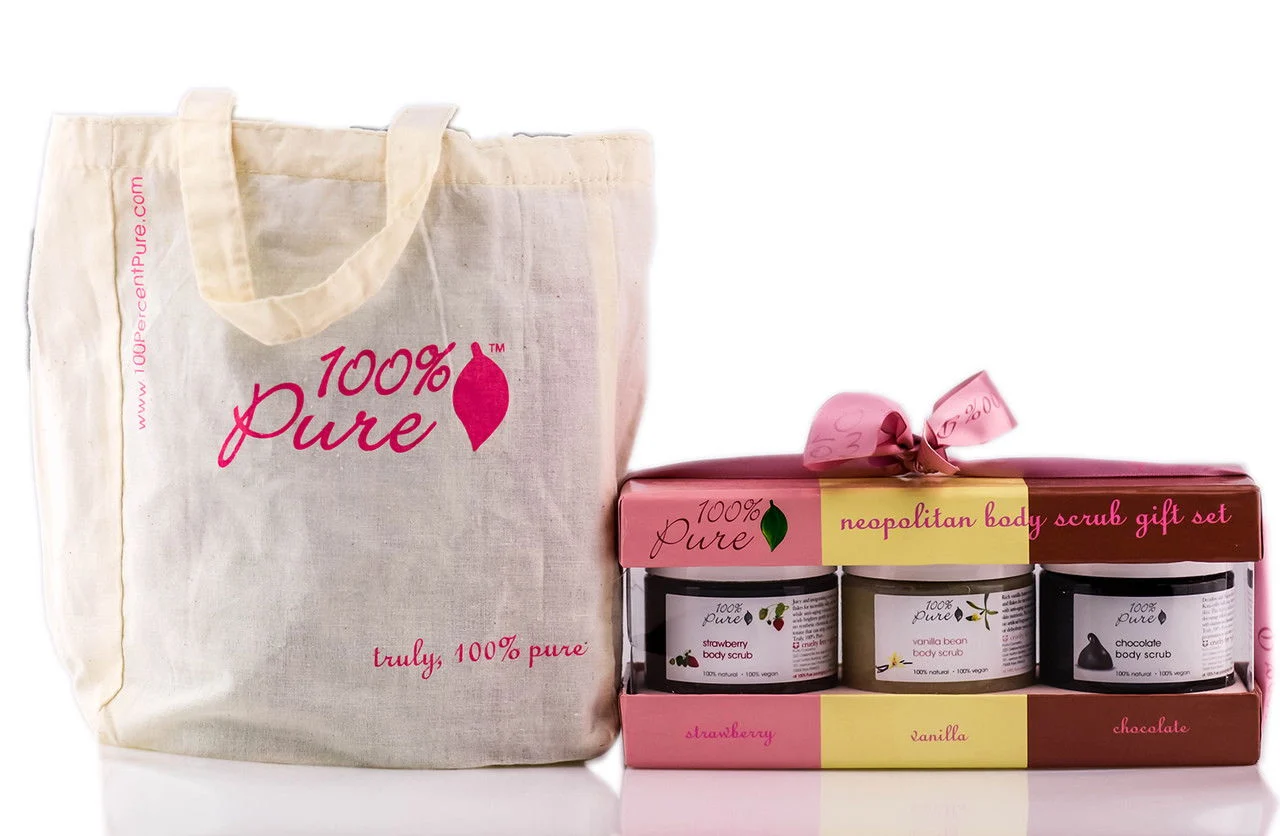 Neopolitan Body Scrub Gift Set - Option : Neopolitan Body Scrub Gift Set