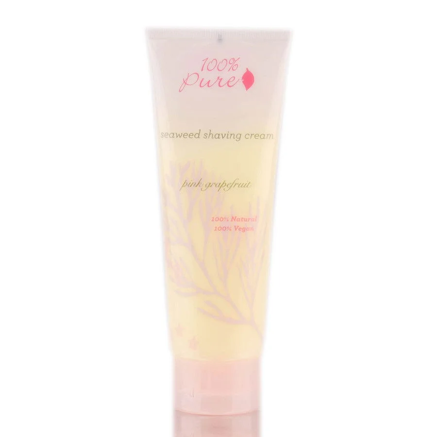 100 % Pure Pink Grapefruit Seaweed Shaving Cream - Size : 3.4 oz