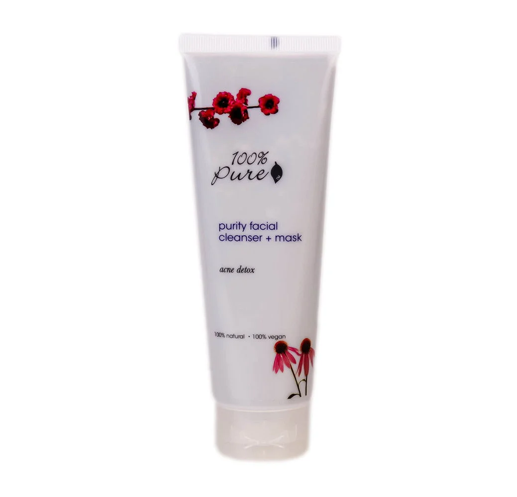 100 % Pure Purity Facial Cleanser + Mask - Size : 4 oz