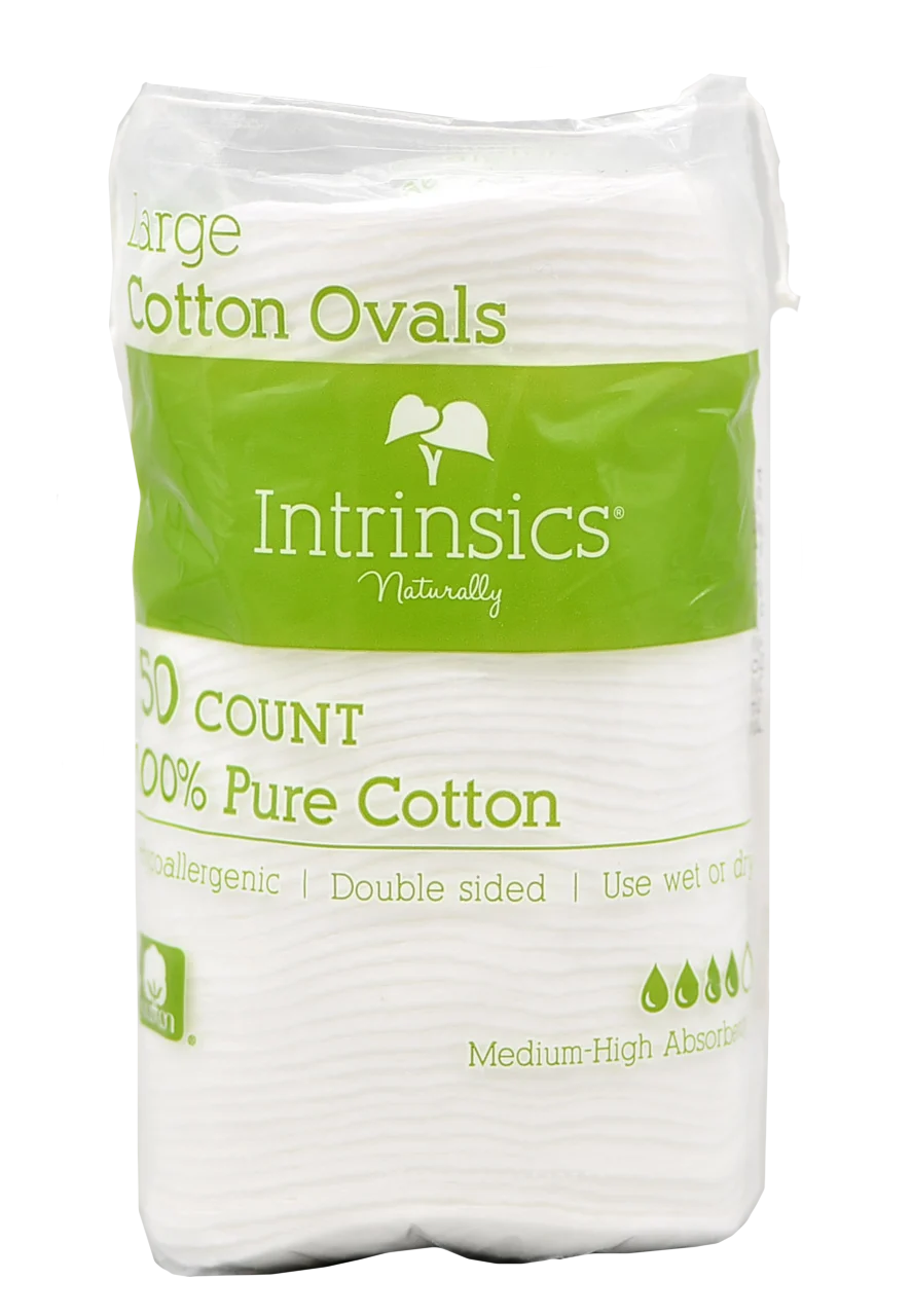 Naturally Large Cotton Ovals - 50 count