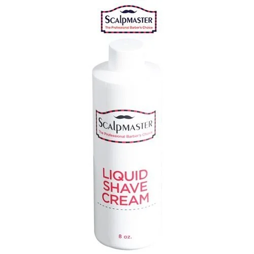 Scalpmaster Liquid Shave Cream 8 oz