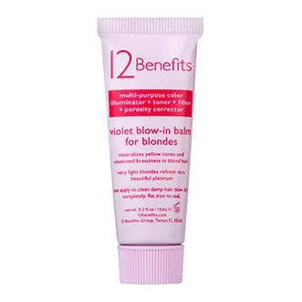 12 Benefits Violet Blow-In Balm for Blondes .5 oz