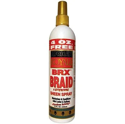 African Royale BRX Braid & Extensions Sheen Spray 12 oz