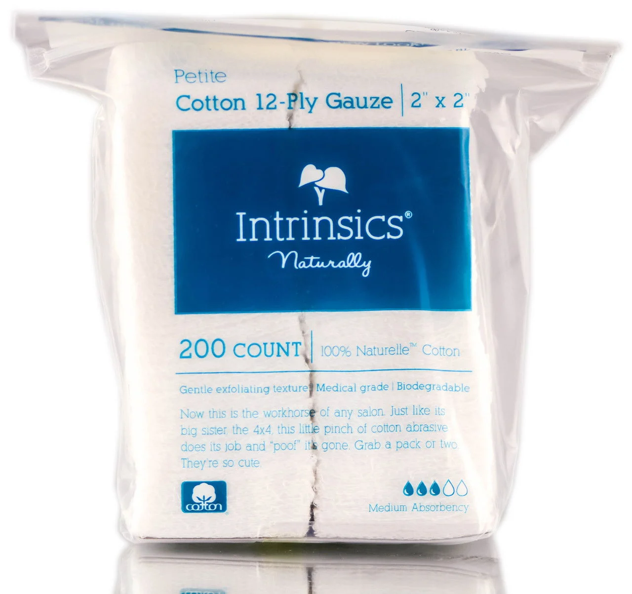Petite Cotton 12 - Ply Gauze 2x2 - 200 Count