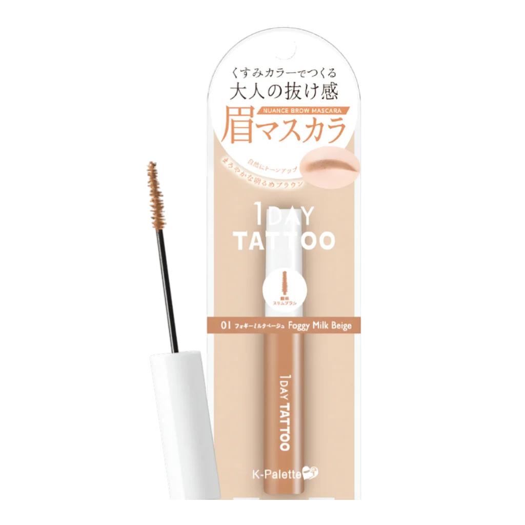 1 Day Tattoo Nuance Brow Mascara - Foggy Milk Beige