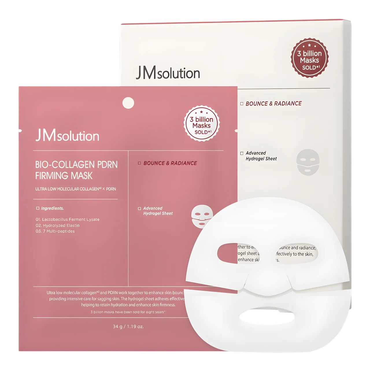 JM Solution Bio Mask Set - Collagen PDRN Firming - 4 Sheets