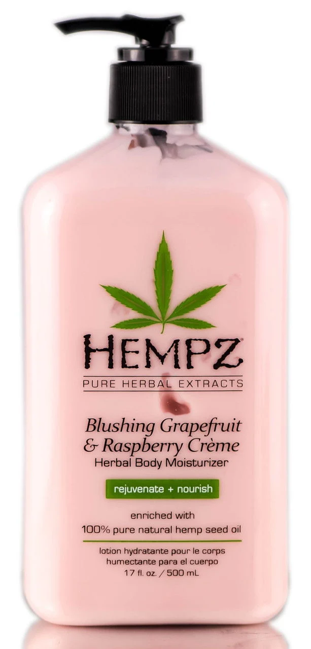 Hempz Blushing Grapefruit & Rasberry Creme Herbal Body Moisturizer - 17 oz