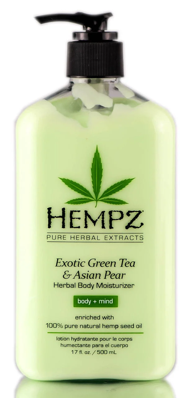 Hempz Exotic Green Tea & Asian Pear Herbal Body Moisturizer - 17 oz