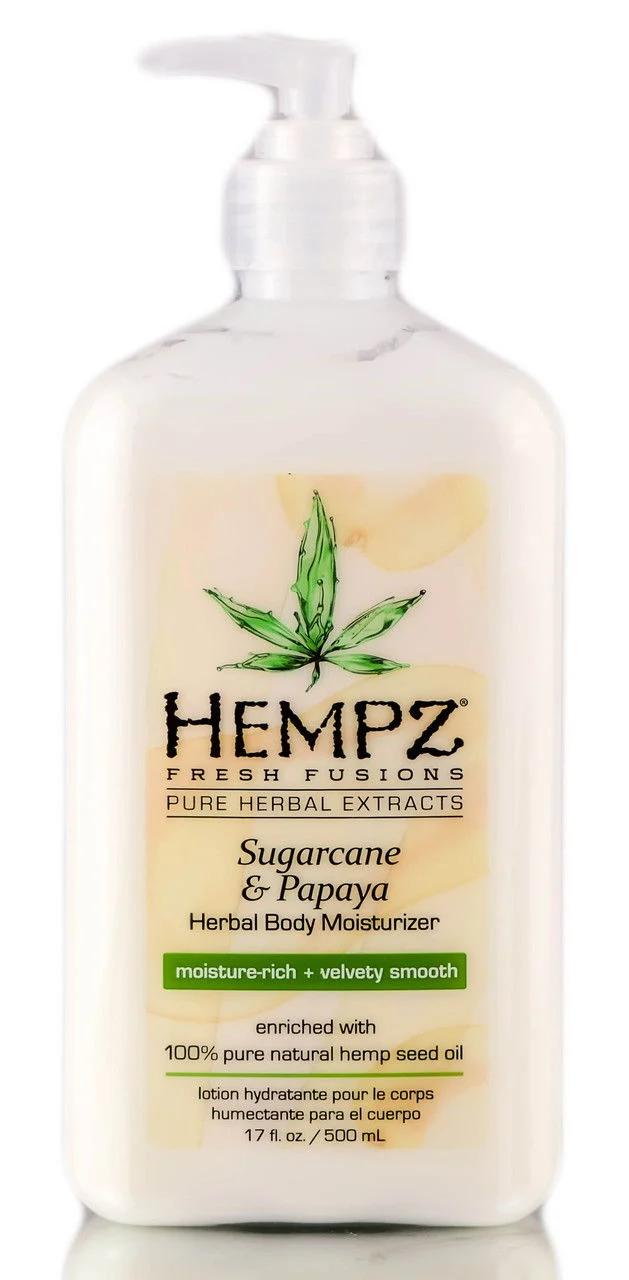 Hempz Fresh Fusions Sugarcane & Papaya Herbal Body Moisturizer - 17 oz