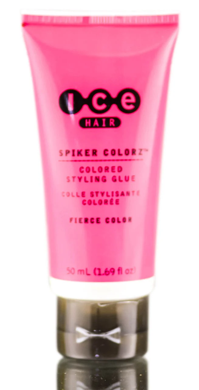 ICE Spiker Colorz - Water-Resistant Styling Glue Gel - Trip d Out Pink