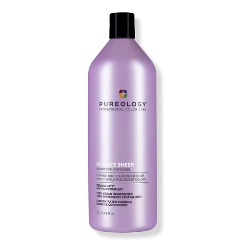 Pureology HYDRATE SHEER Shampoo for Color Treated Hair - 33.8 oz.