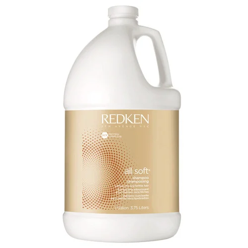 REDKEN All Soft Shampoo Gallon Softness for dry/brittle hair 128 oz.