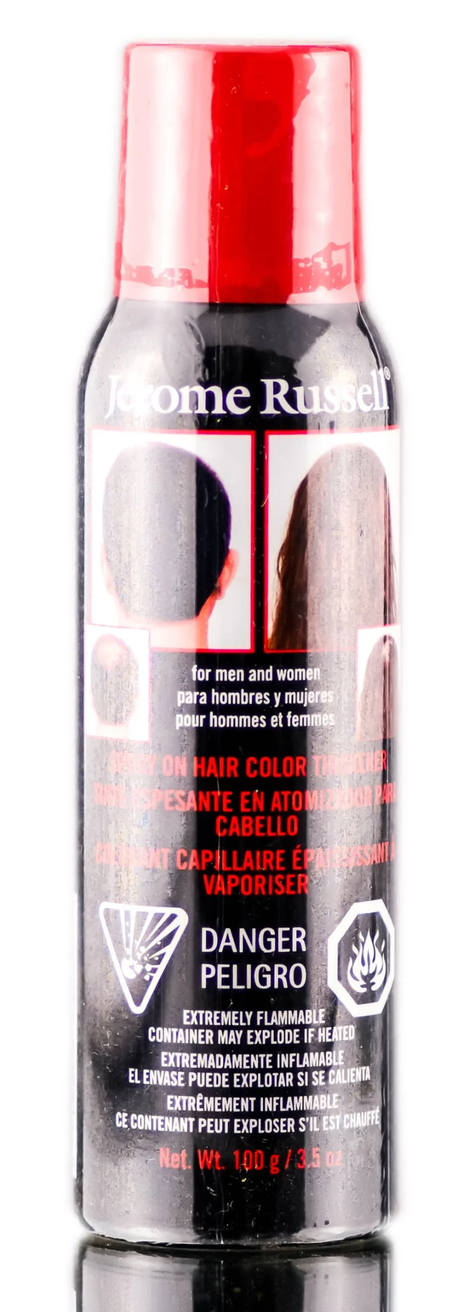 Spray On Hair Color Thickener - Color : Dark Brown - 3.5 oz
