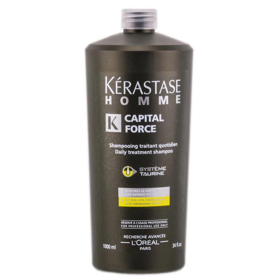 Homme Capital Force Daily Treatment Shampoo - Vita Energising Effect - Size : 34 oz / liter