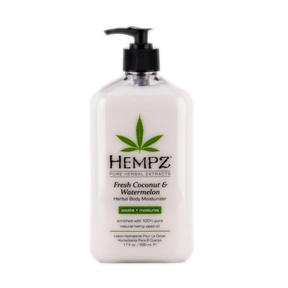 Hempz Fresh Coconut & Watermelon Herbal Body Moisturizer - Size : 17 oz