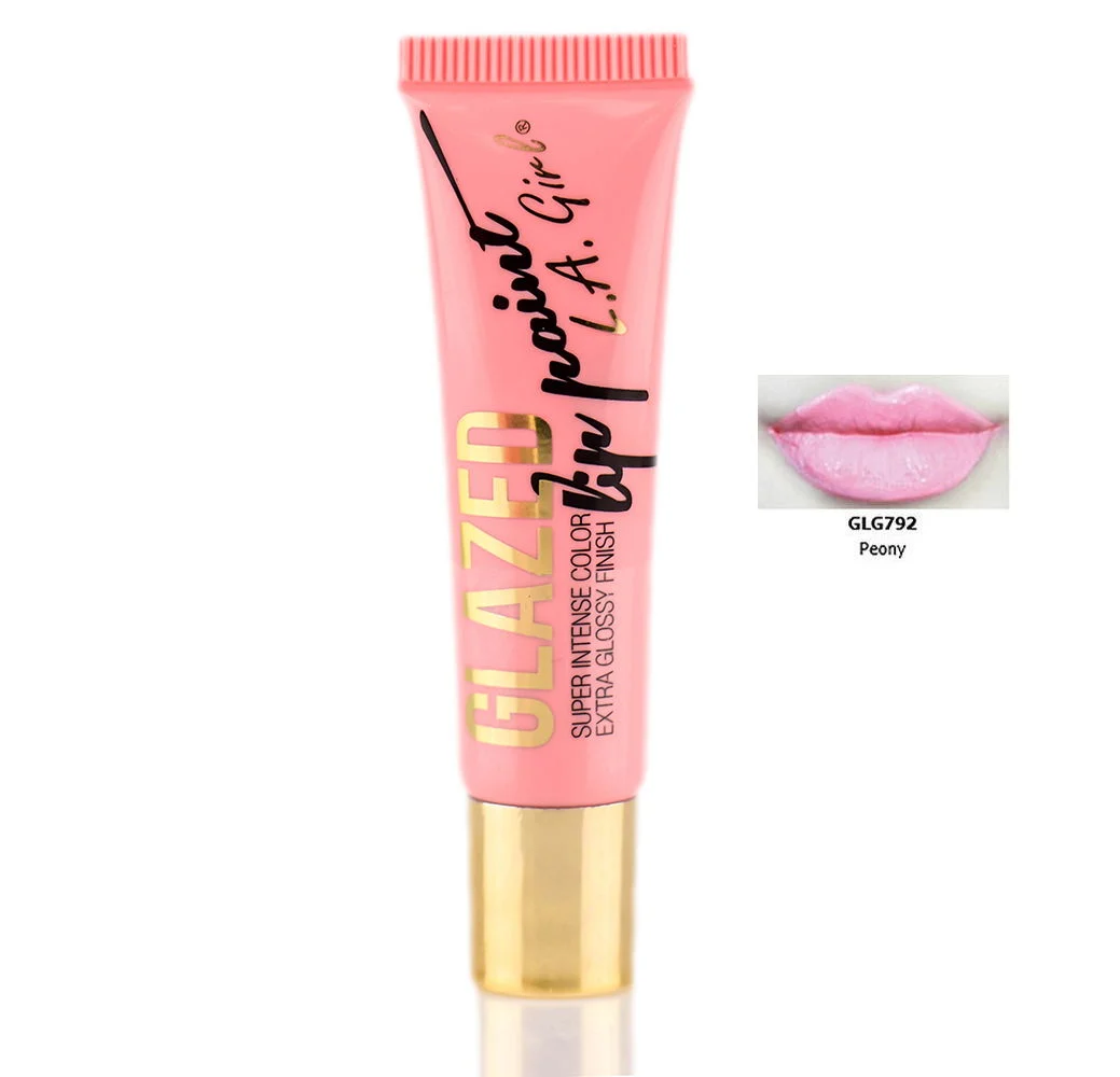 LA Girl Glazed Lip Paints - Color : Peony - GLG792