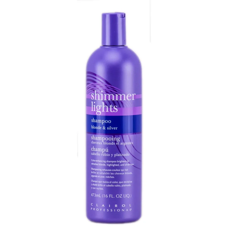 Clairol Shimmer Lights Shampoo - blonde & silver - Size : 16 oz