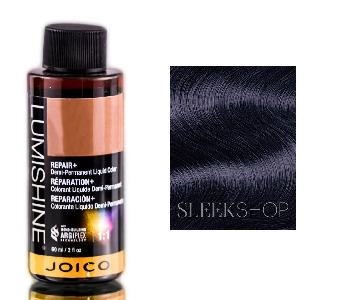 Lumishine Demi Permanent Liquid Color (2 oz) - 1NV - Natural Violet Black