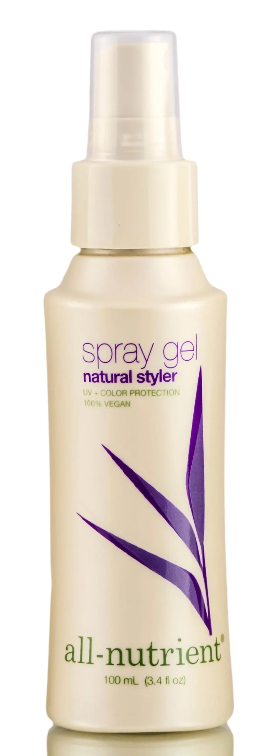 All - Nutrient Spray Gel, Natural Styler, Flexible Hold Hair Spray, 100% Vegan - Size : 3.4 oz