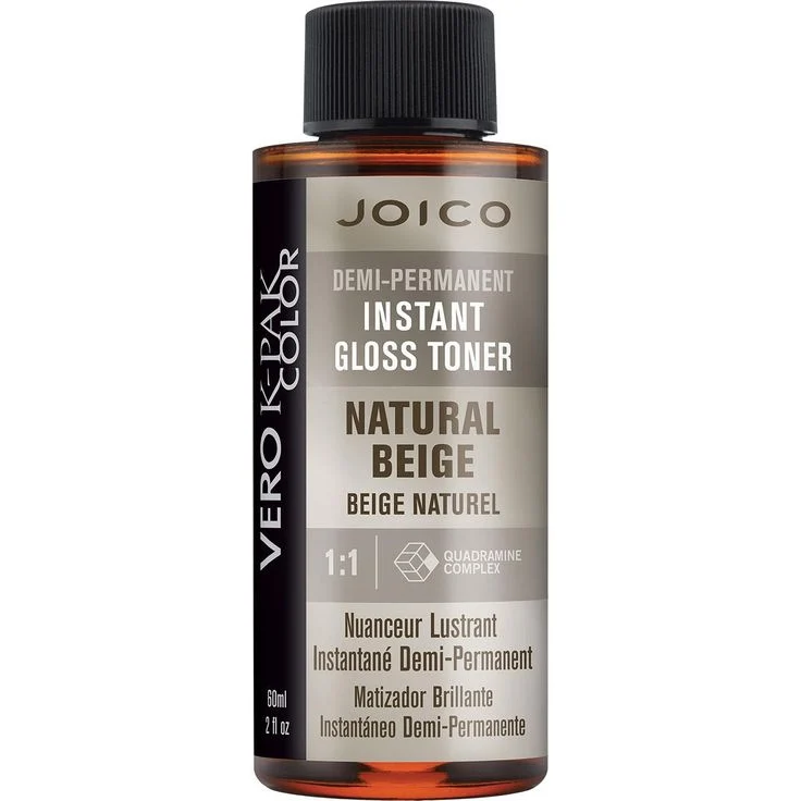 Demi-Permanent Instant Gloss Toner Natural Haircolor - Beige