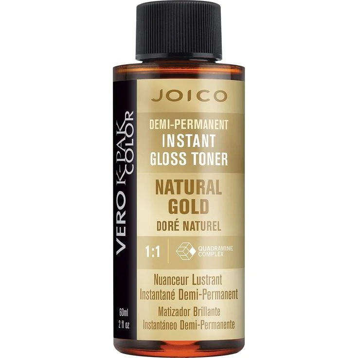Demi-Permanent Instant Gloss Toner Natural Haircolor - Gold
