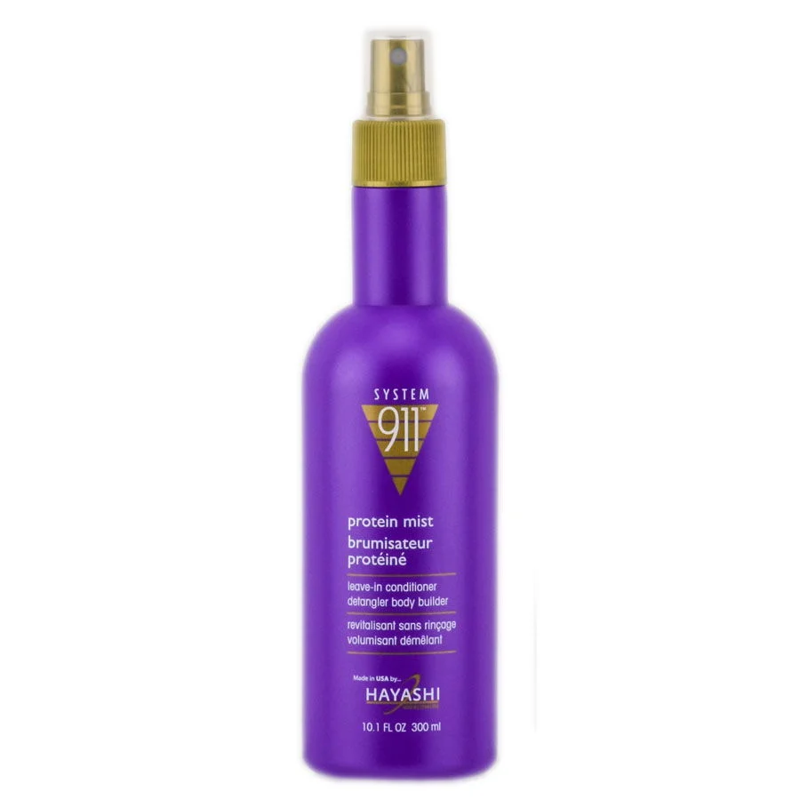 System 911 Protein Mist Leave-In Conditioner - Detangler Body Builder - Size : 10.1 oz