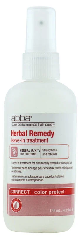 Herbal Remedy Color Protect Leave-In Treatment for chemically treated or damaged hair - Size : 4.3 oz