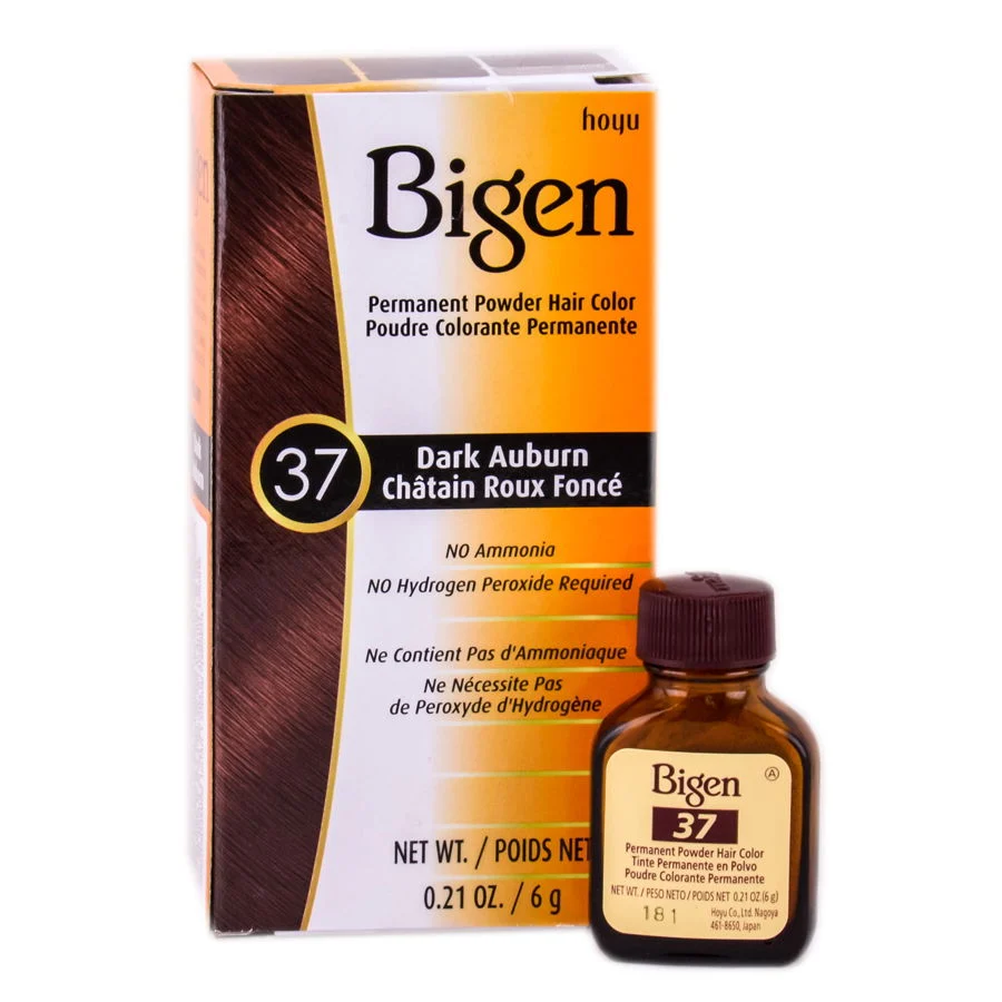 Bigen Permanent Powder Haircolor - Dark Auburn #37