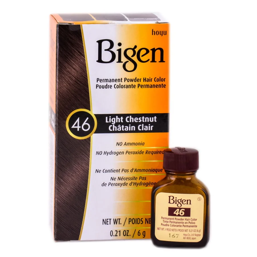 Bigen Permanent Powder Haircolor - Light Chestnut #46
