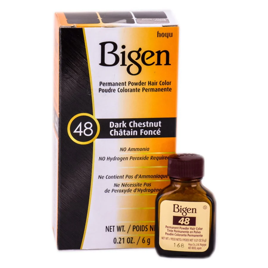 Bigen Permanent Powder Haircolor - Dark Chestnut #48