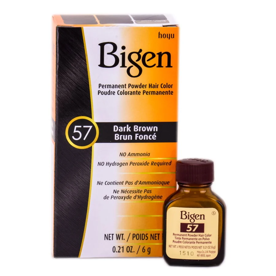 Bigen Permanent Powder Haircolor - Dark Brown #57