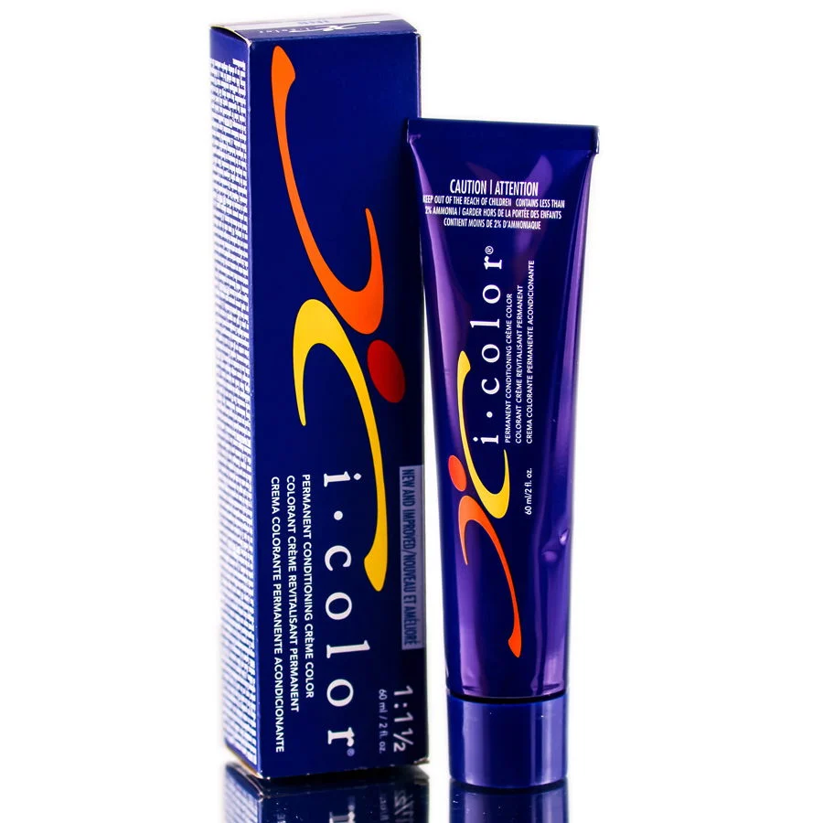 Iso I Color Permanent Conditioning Creme Hair Color - INB Blue Intensifier