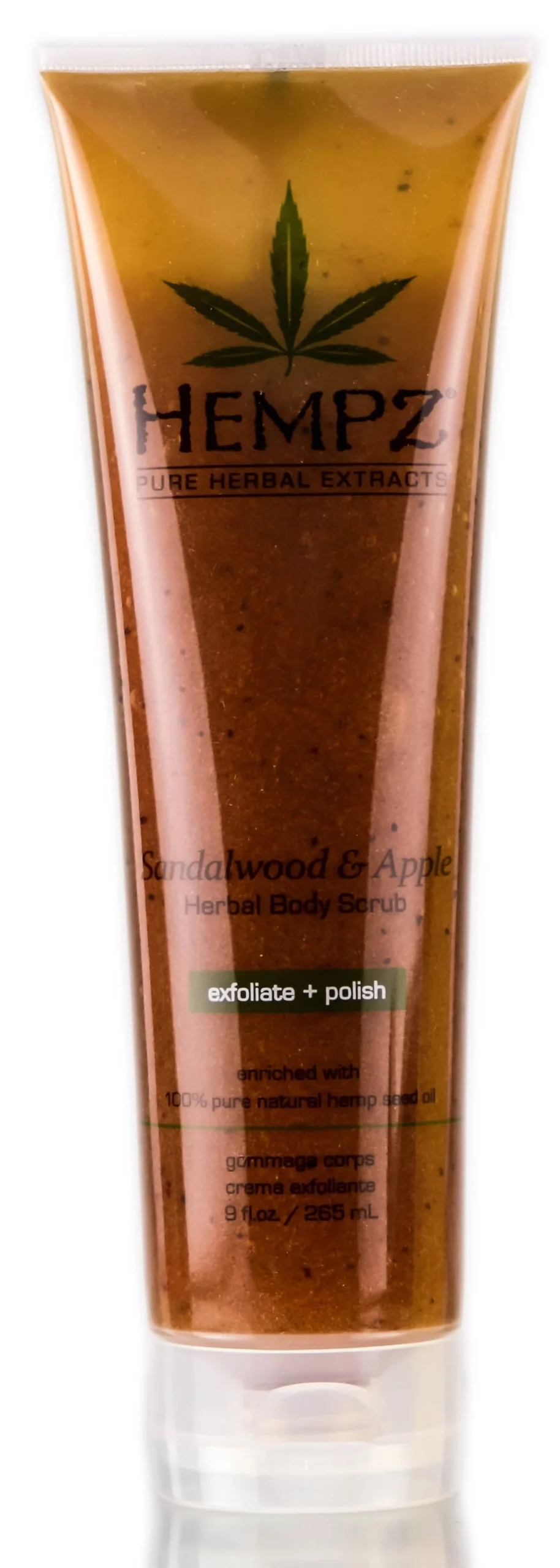 Hempz Herbal Body Scrub - Sandalwood and Apple - 9 oz
