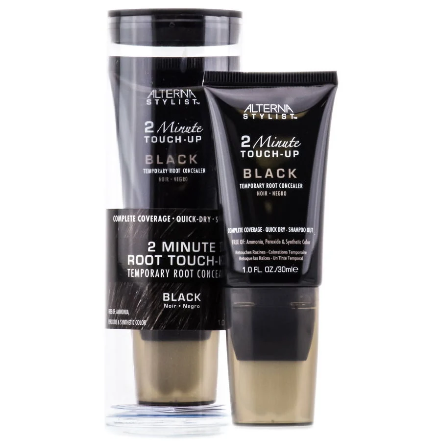Stylist 2 Minute Root Touch - Color : Black - 1 oz