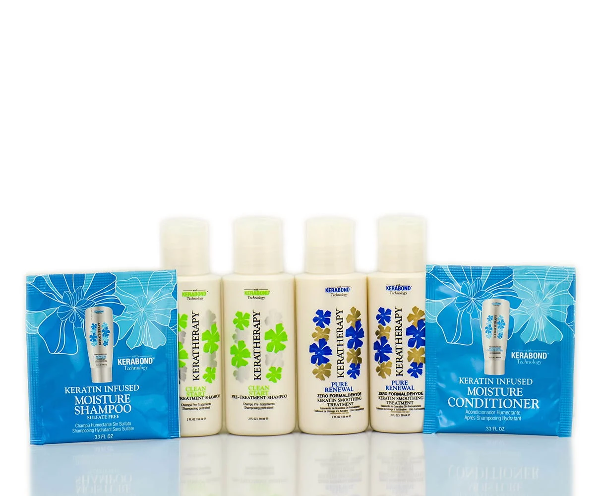 Pure Renewal Keratin Smoothing Treatment Kit - Option : 100% Formaldehyde Free Formula Kit