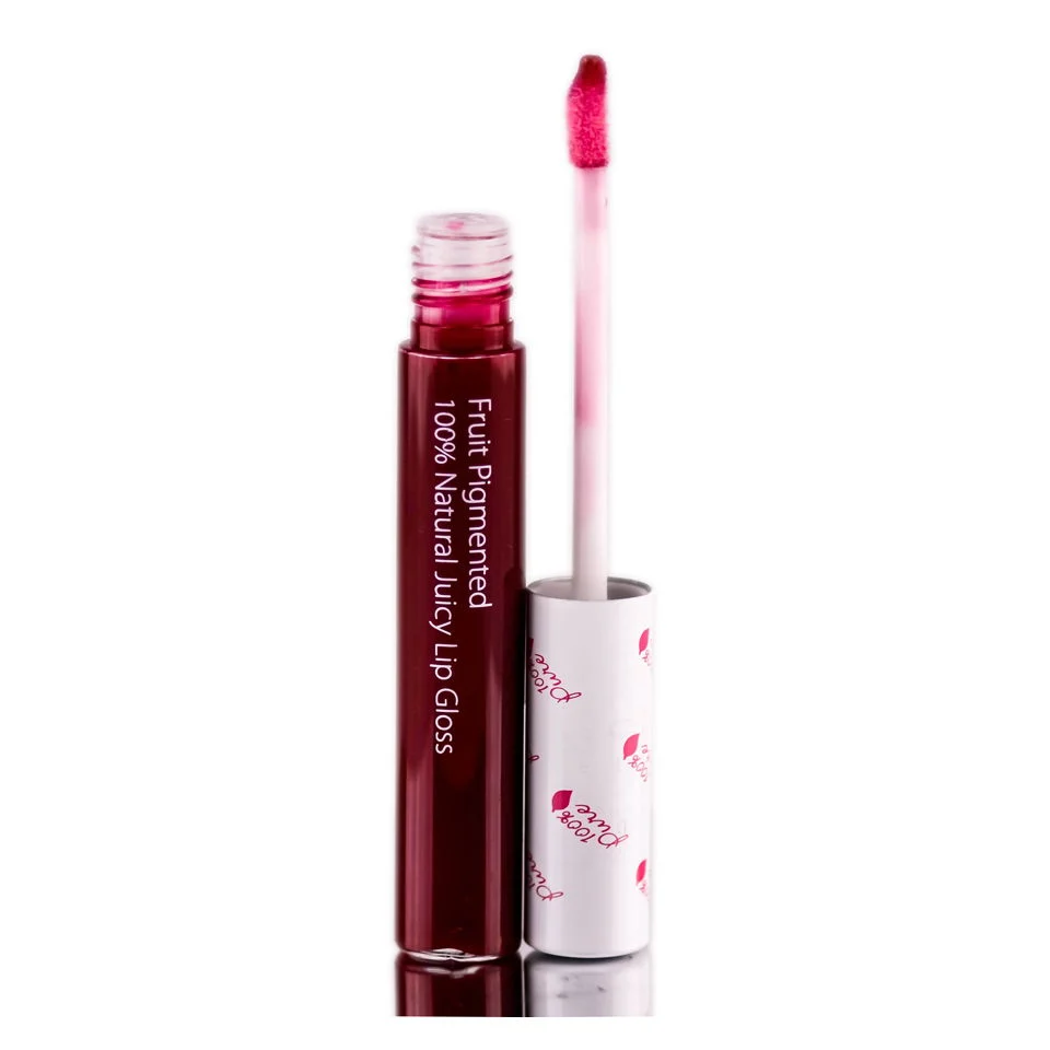 100 % Pure Fruit Pigmented Natural Juicy Lip Gloss - Option : Cherry