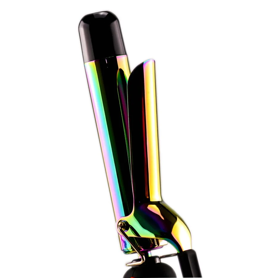 Professional Rainbow Gold Salon Curling Iron - Size : 1 1/4"