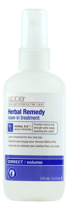 Herbal Remedy Volume Leave-in Treatment for fine, limp hair - Size : 4.3 oz
