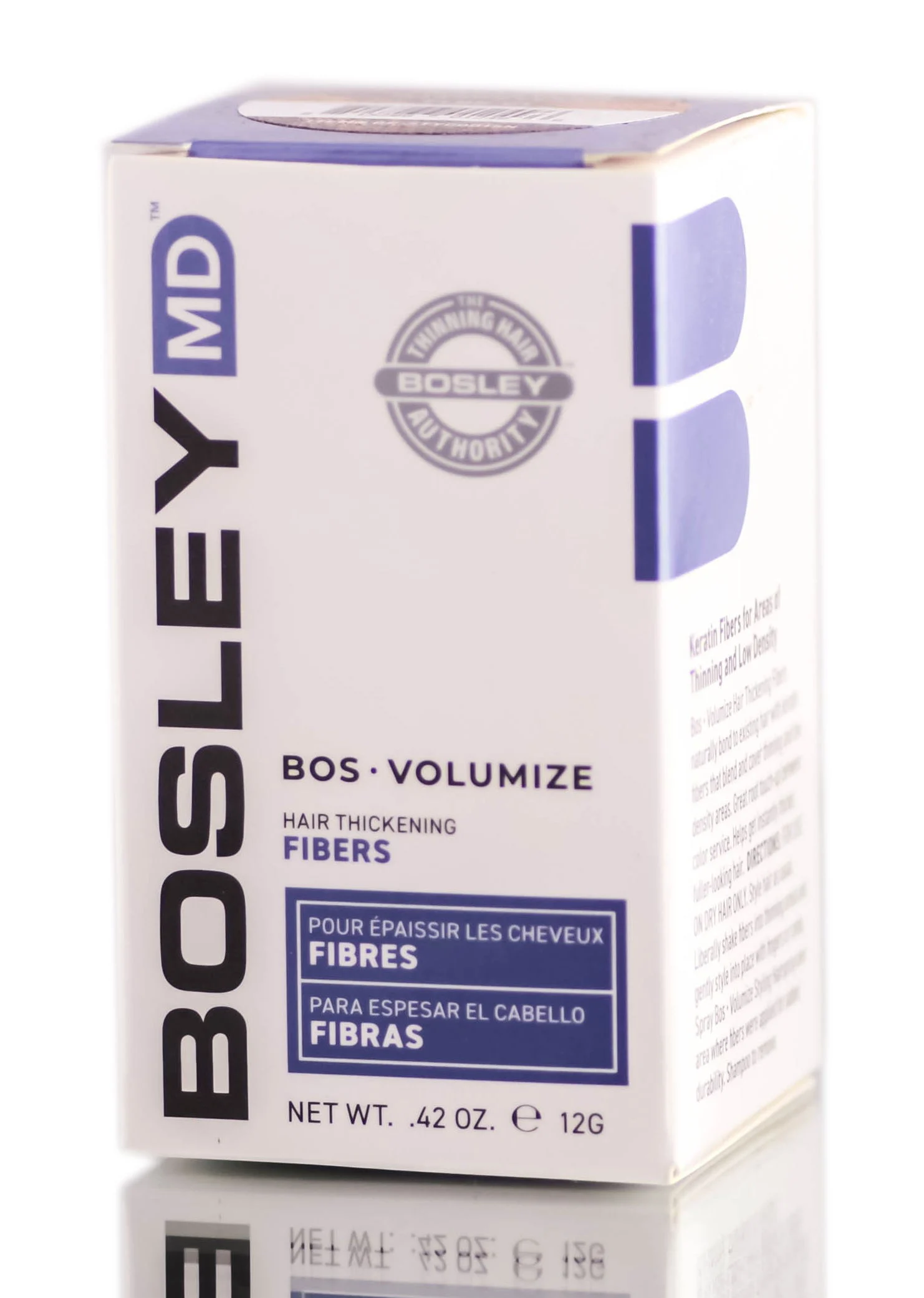 BosleyMD Professional Strength Hair Thickening Fibers - Auburn - 0.42 oz