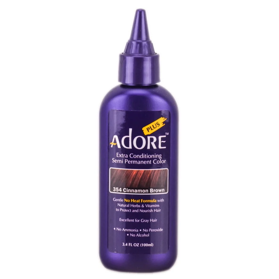 Adore Plus Semi Permanent Color - Color : 354 Cinnamon Brown