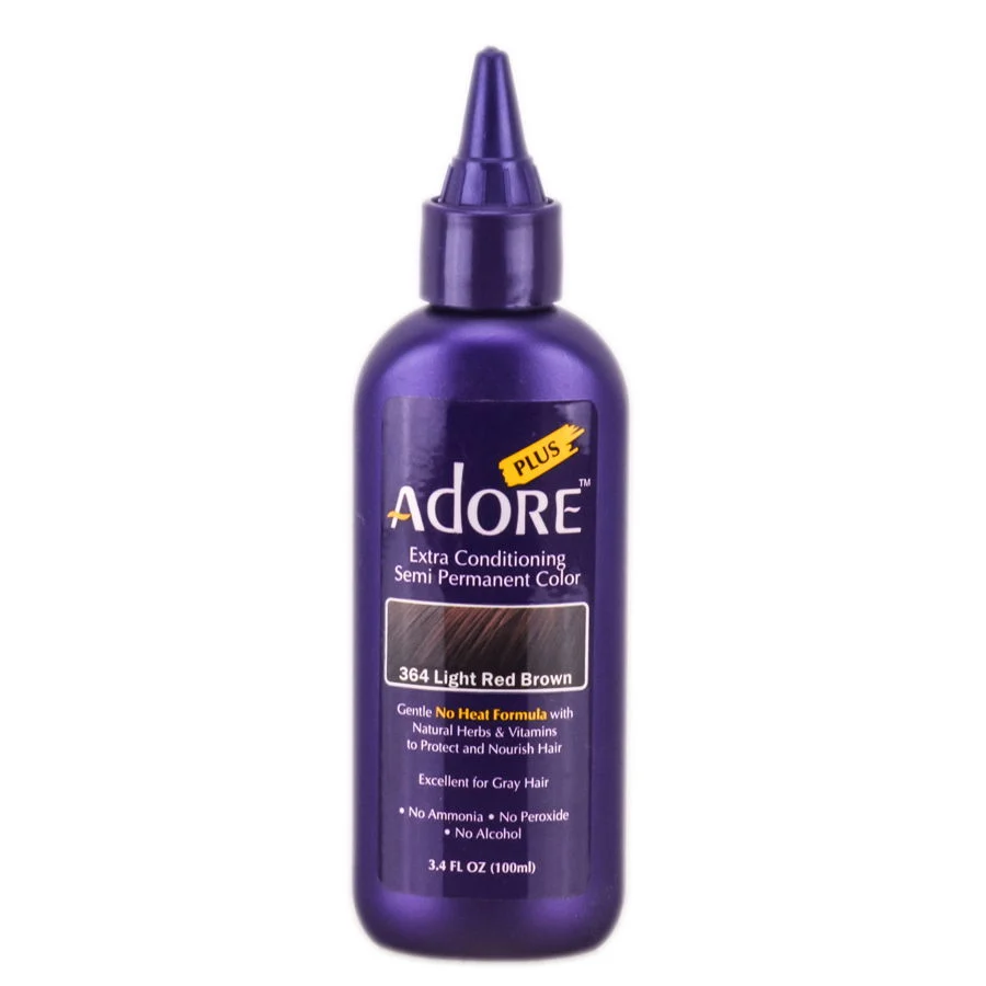 Adore Plus Semi Permanent Color - Color : 364 Light Red Brown