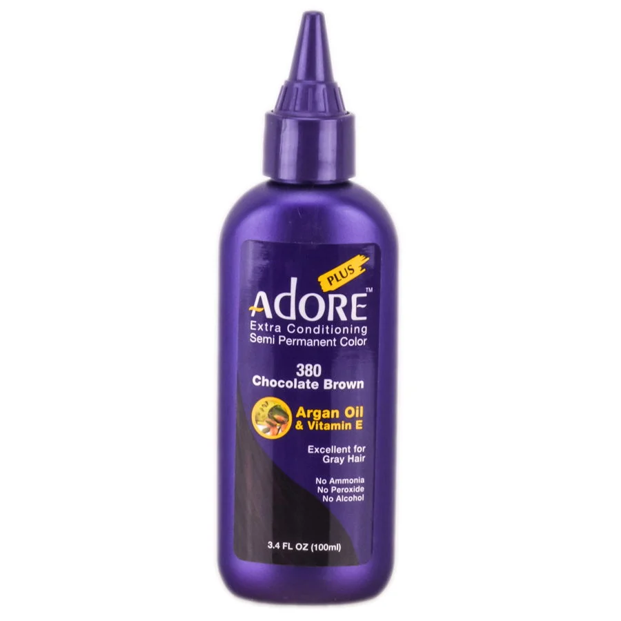 Adore Plus Semi Permanent Color - Color : 380 Chocolate Brown